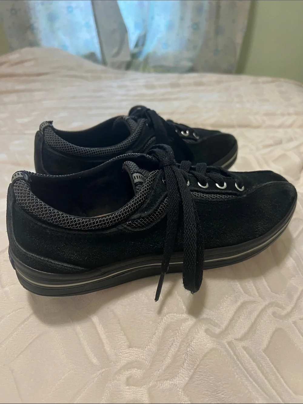 Black Suede Keds Sneakers - Picture 5 of 10